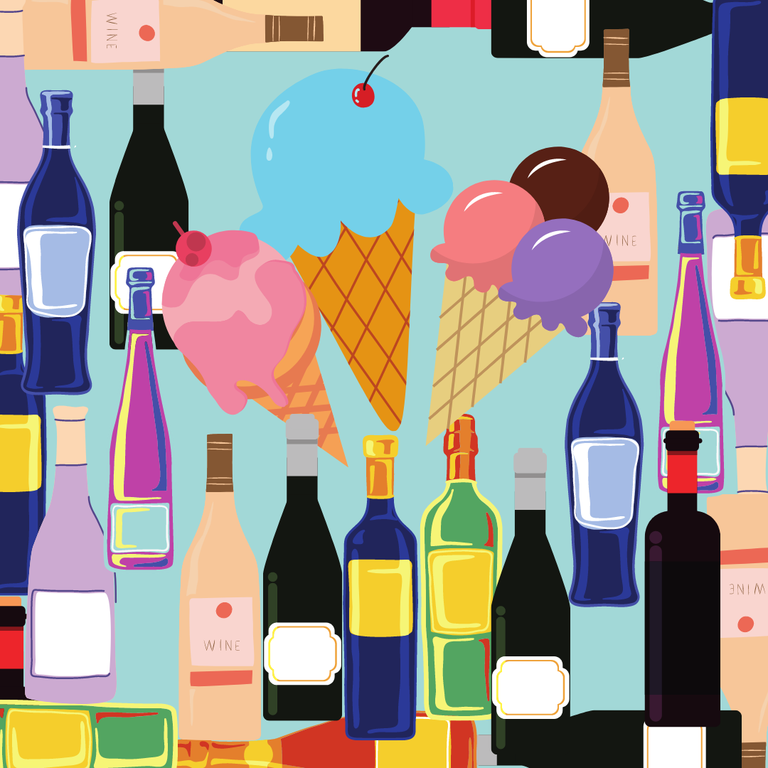 Párovanie jedla : Zmrzlina a víno