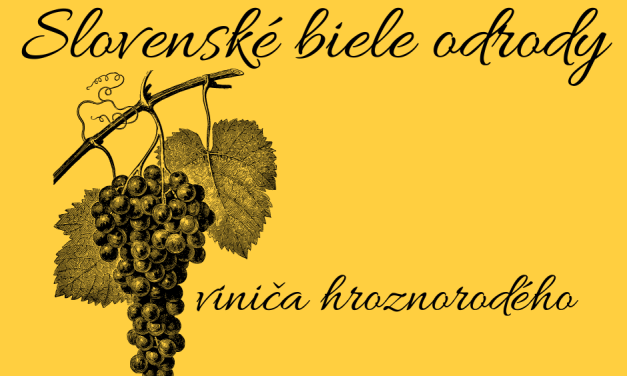 11 slovenských bielych odrôd viniča hroznorodého